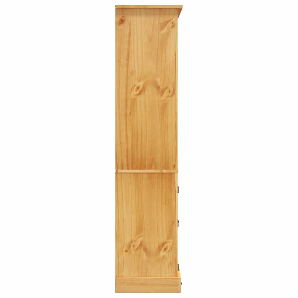 Credenza in Legno di Pino Messicano Corona Range 80x40x170 cm | homemem39