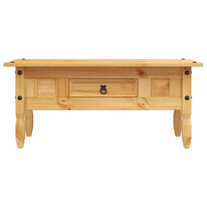 Tavolino da Caffé Legno Pino Messicano Corona Range 100x55x44cm