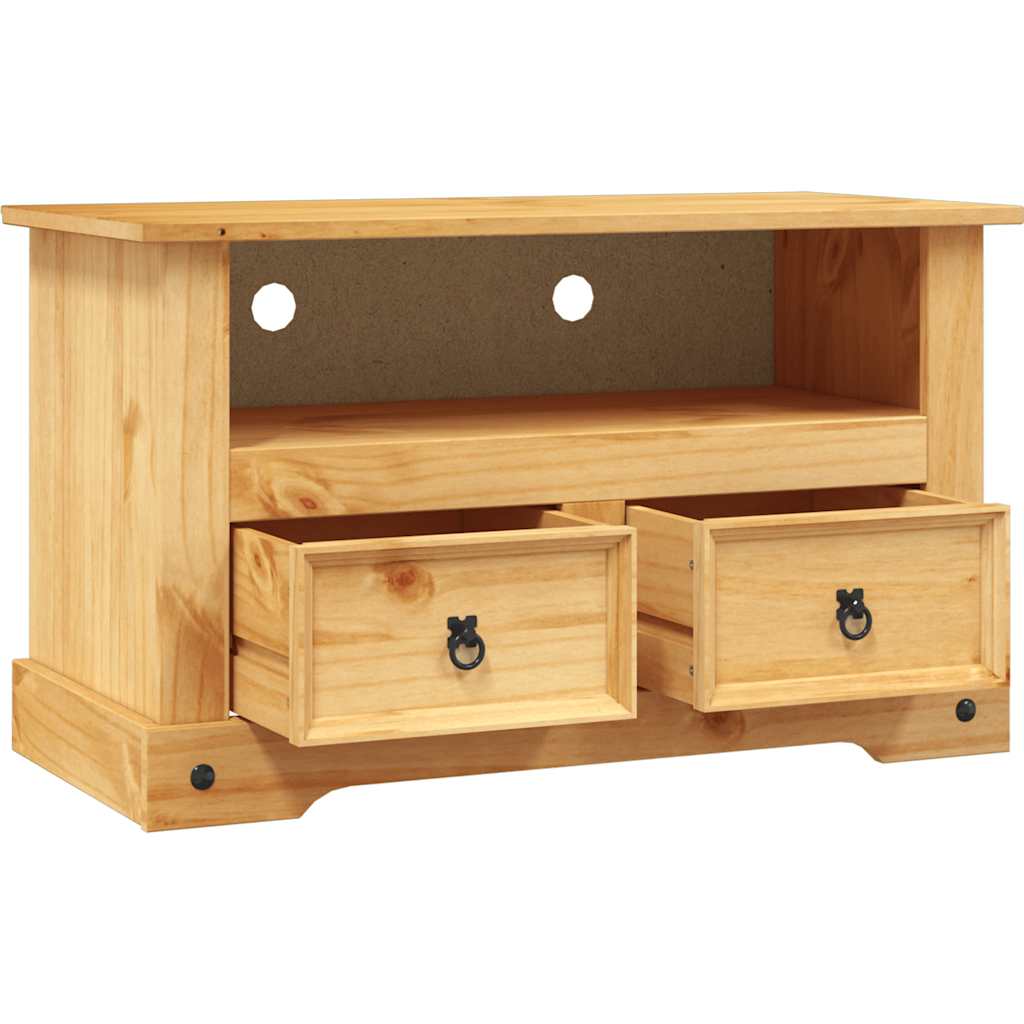 Mobile Porta TV Legno Pino Messicano Corona Range 91x43x56 cm