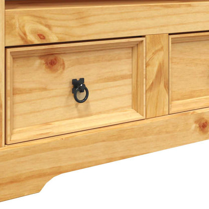Mobile Porta TV Legno Pino Messicano Corona Range 91x43x56 cm