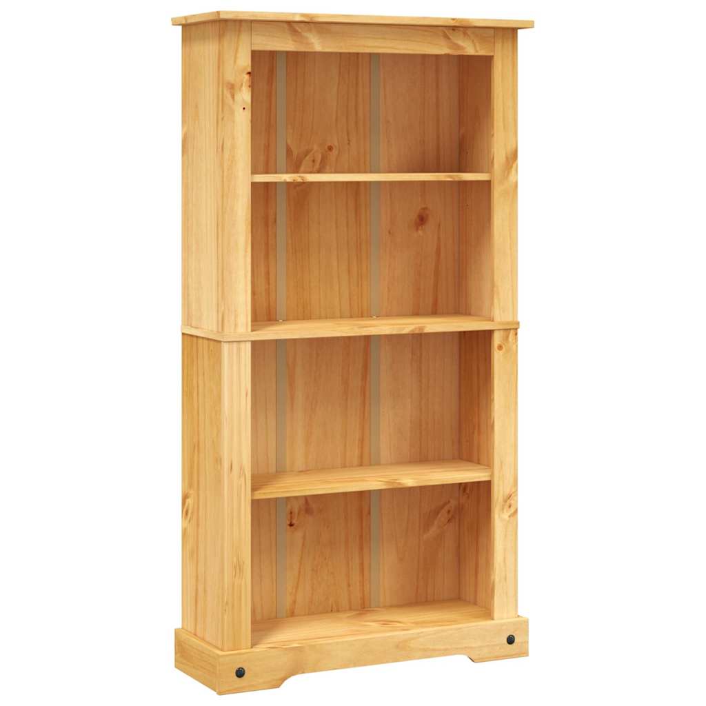 Libreria a 4 Ripiani Pino Messicano Corona Range 80x29x150 cm | homemem39