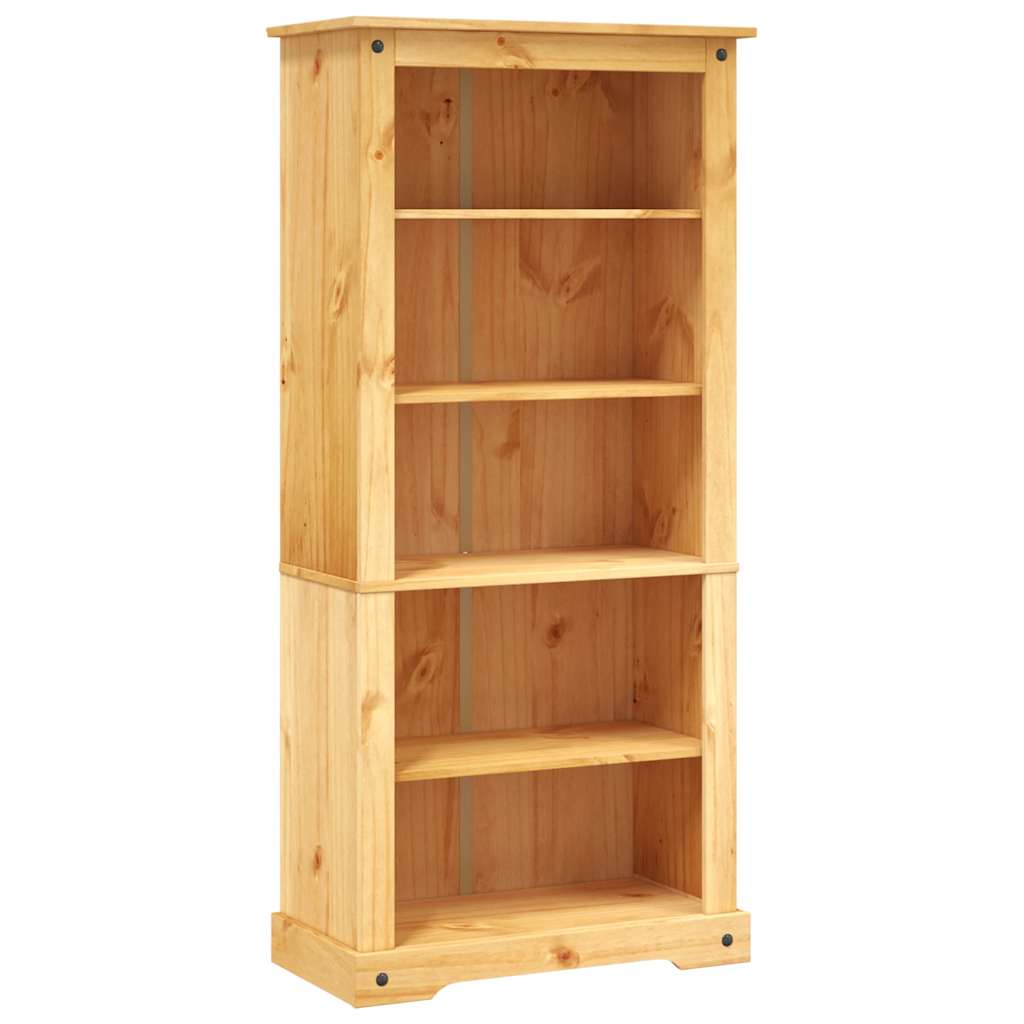 Libreria 5 Ripiani Pino Messicano Corona Range 80x40x170cm