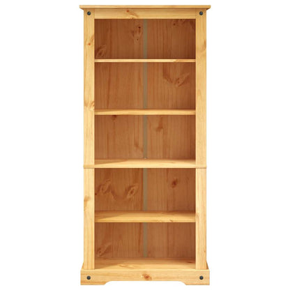 Libreria 5 Ripiani Pino Messicano Corona Range 80x40x170cm