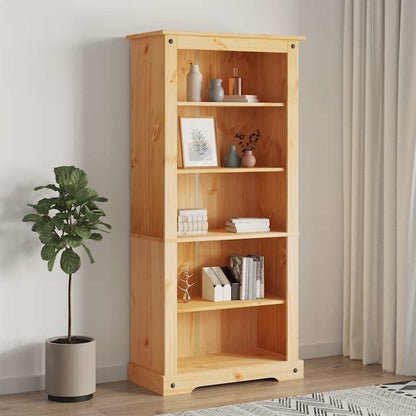 Libreria 5 Ripiani Pino Messicano Corona Range 80x40x170cm