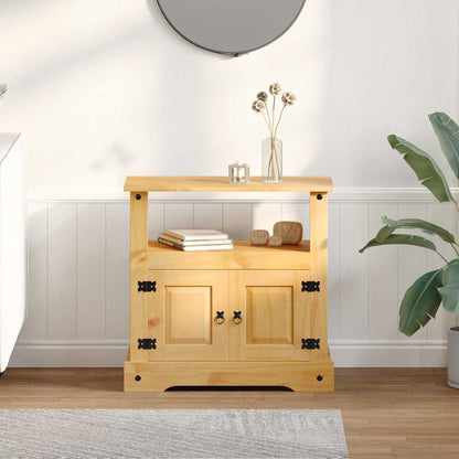 Mobile Porta TV Legno Pino Messicano Corona Range 80x43x78 cm