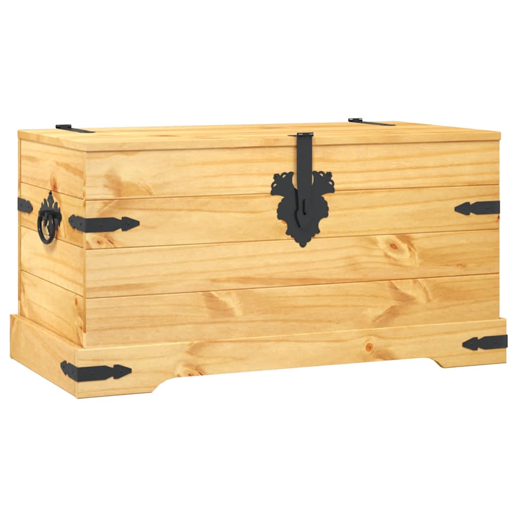 Cassapanca in Pino Messicano Corona Range 91x49,5x47 cm - homemem39