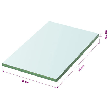 Mensola in Vetro Trasparente 20x12 cm | homemem39