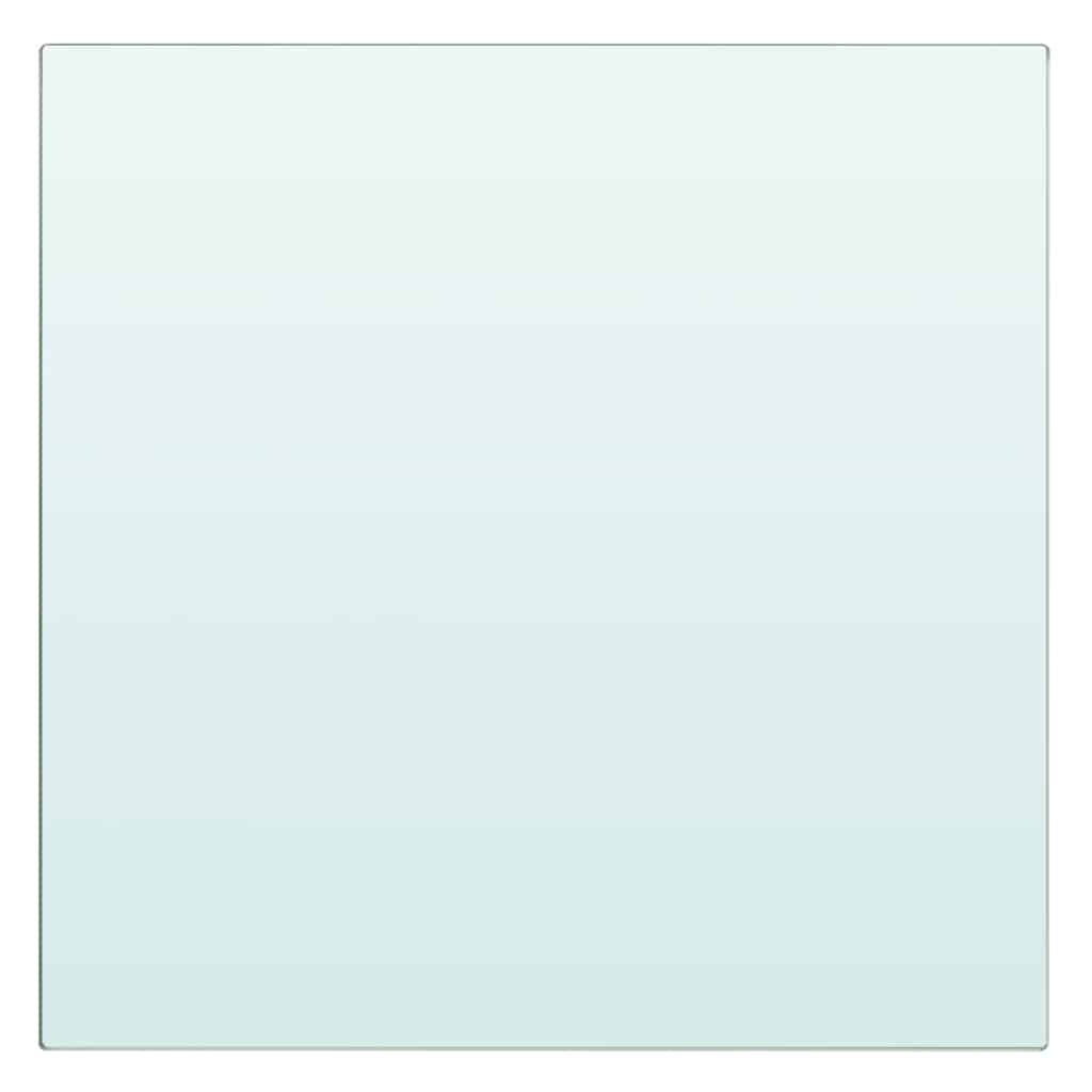 Mensola in Vetro Trasparente 30x30 cm