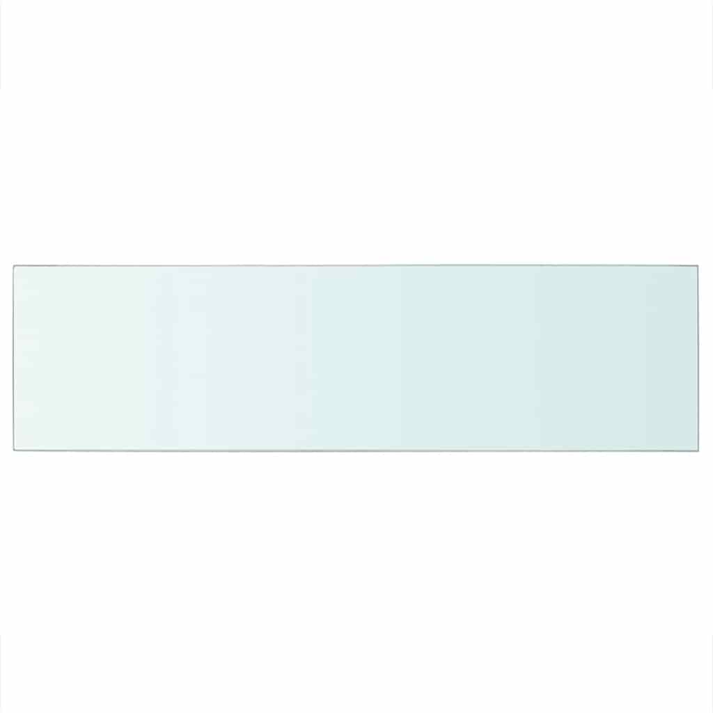 Mensola in Vetro Trasparente 90x25 cm | homemem39