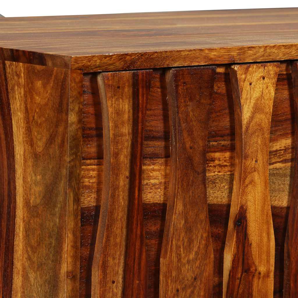 Credenza in Legno Massello di Acacia 160x45x70 cm - homemem39