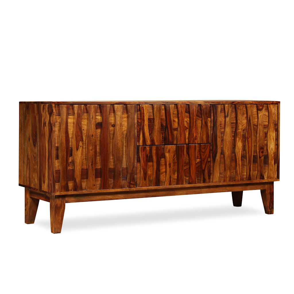Credenza in Legno Massello di Acacia 160x45x70 cm - homemem39