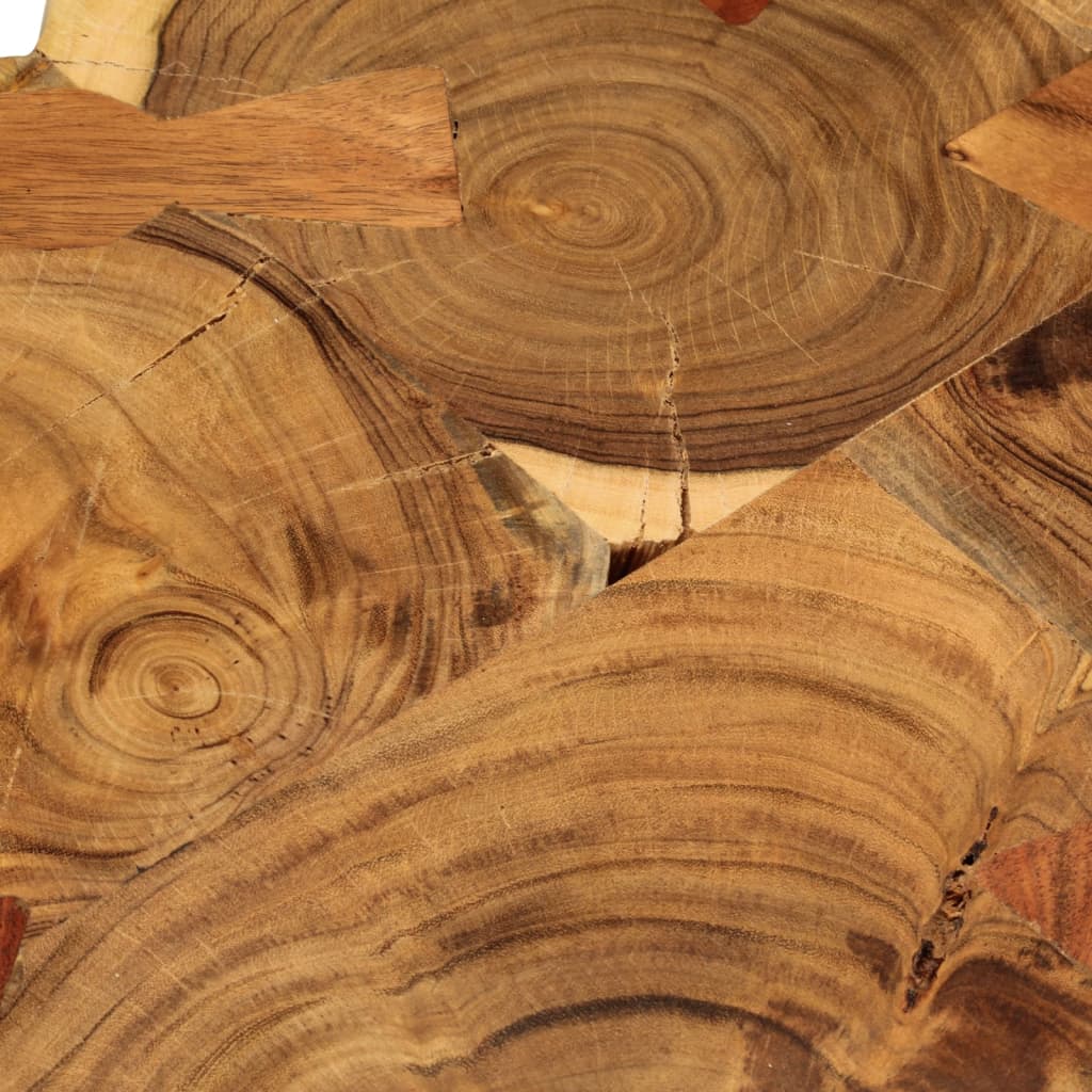 Tavolo a Tronco Legno Massello di Acacia 90x60x110 cm | homemem39
