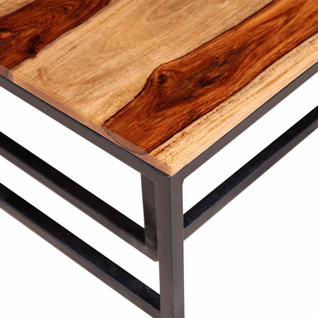 Set Tavolini ad Incastro 2 pz in Legno Massello di Acacia | homemem39