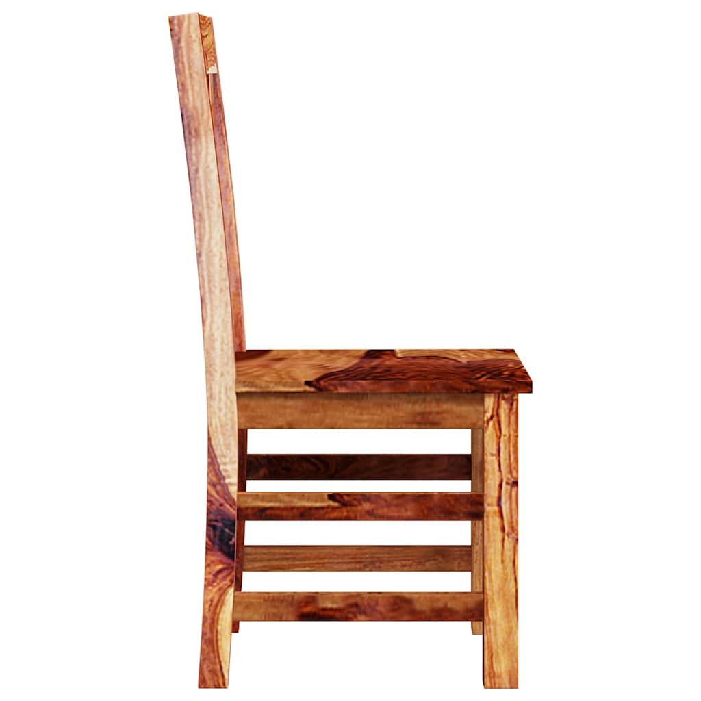 Set Sedie da Pranzo 2 pz in Legno Massello di Acacia | homemem39