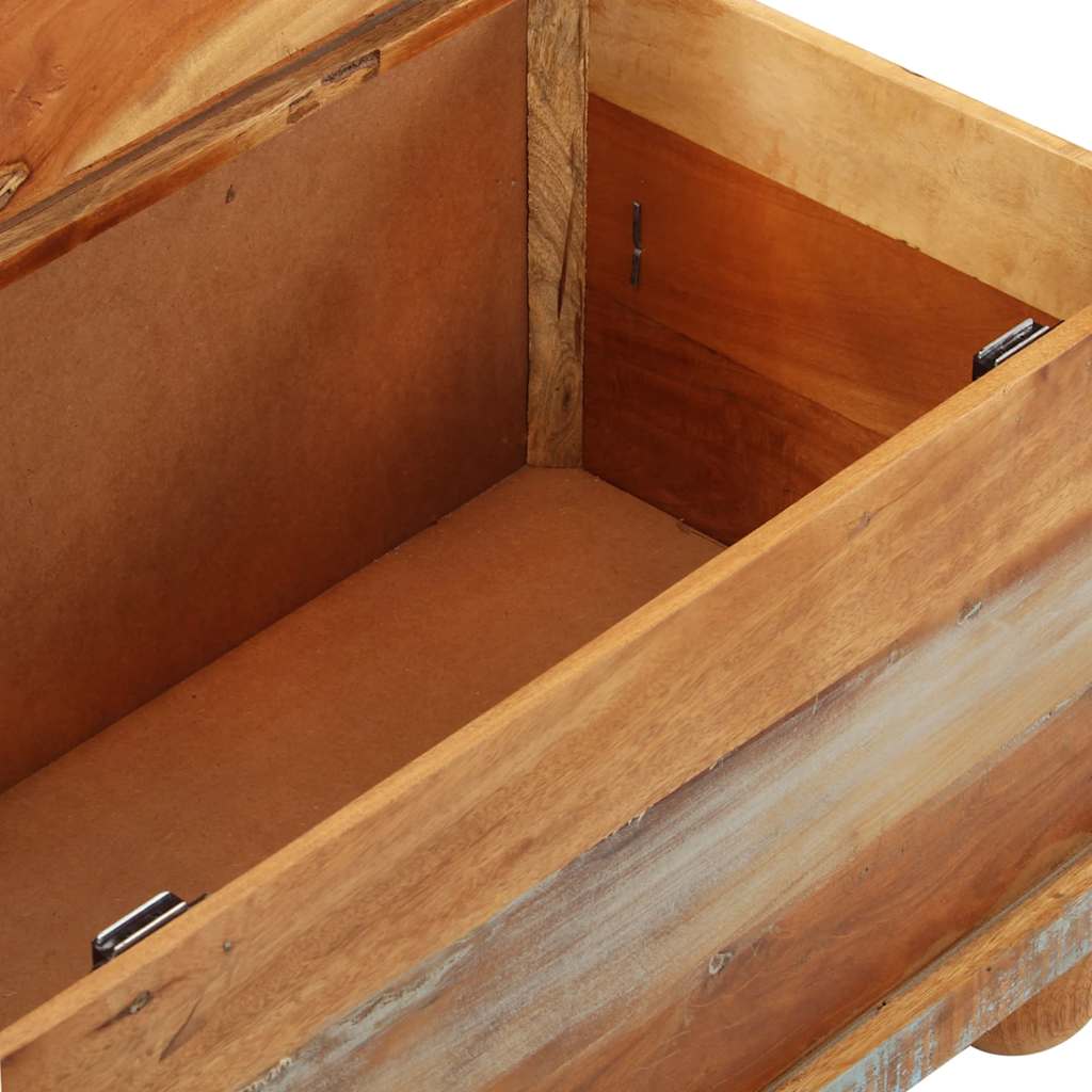 Tavolino da Salotto in Legno di Recupero 70x70x38 cm | homemem39