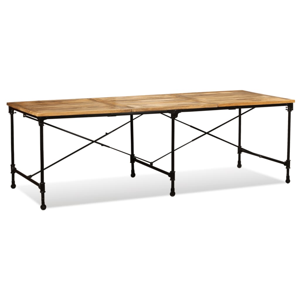 Tavolo da Pranzo in Legno Massello di Mango 240 cm | homemem39