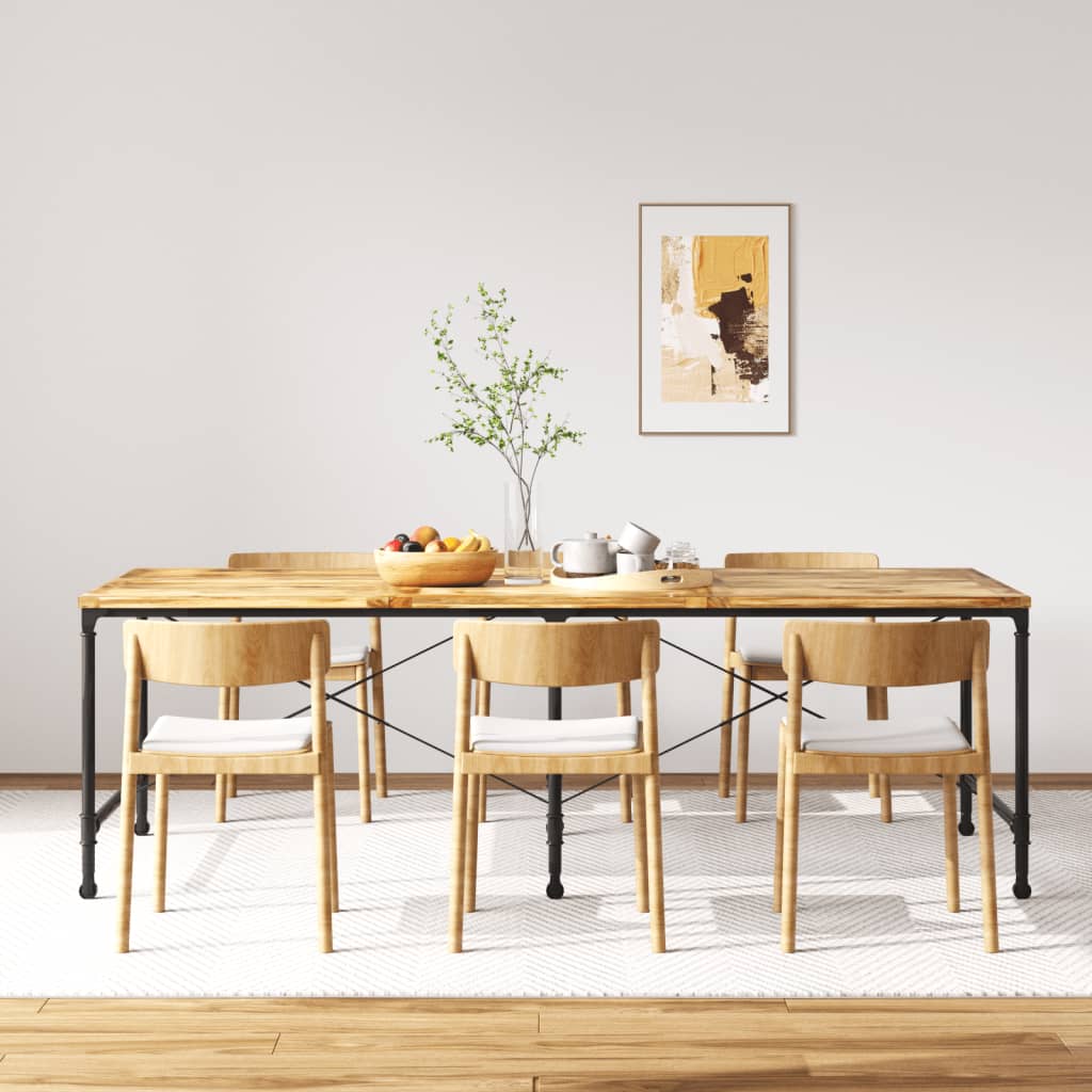 Tavolo da Pranzo in Legno Massello di Mango 240 cm | homemem39