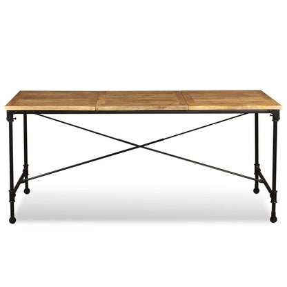 Tavolo da Pranzo in Legno Massello di Mango 180 cm | homemem39