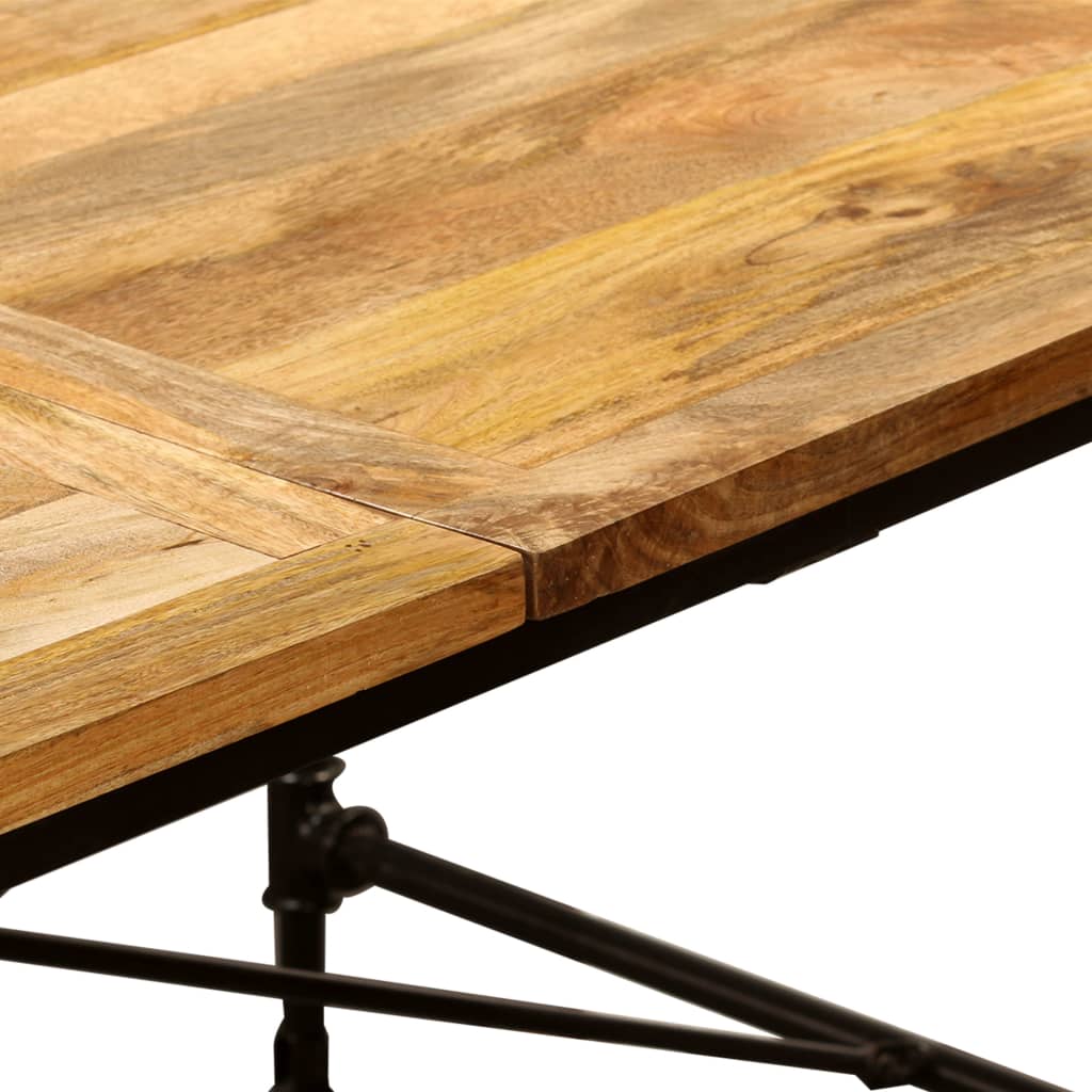 Tavolo da Pranzo in Legno Massello di Mango 180 cm | homemem39