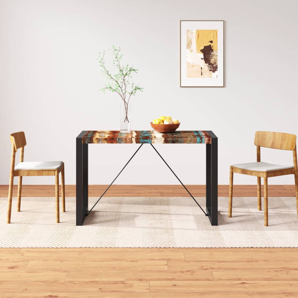 Tavolo da Pranzo in Legno Massello Anticato 120 cm | homemem39