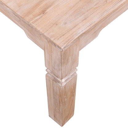Tavolino da Salotto in Legno Massello di Acacia 110x60x45 cm | homemem39