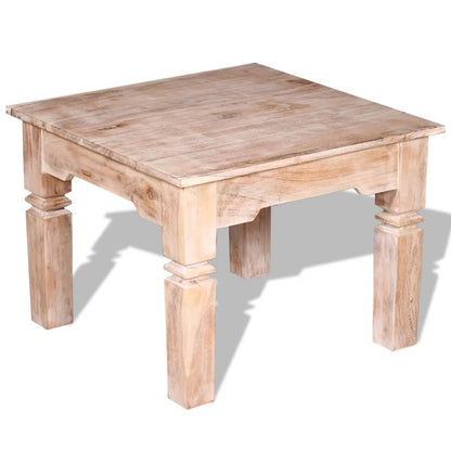 Tavolino da Salotto in Legno Massello di Acacia 60x60x45 cm | homemem39