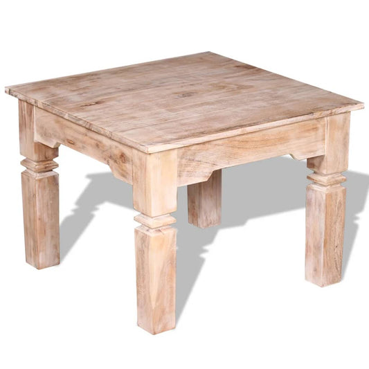 Tavolino da Salotto in Legno Massello di Acacia 60x60x45 cm | homemem39