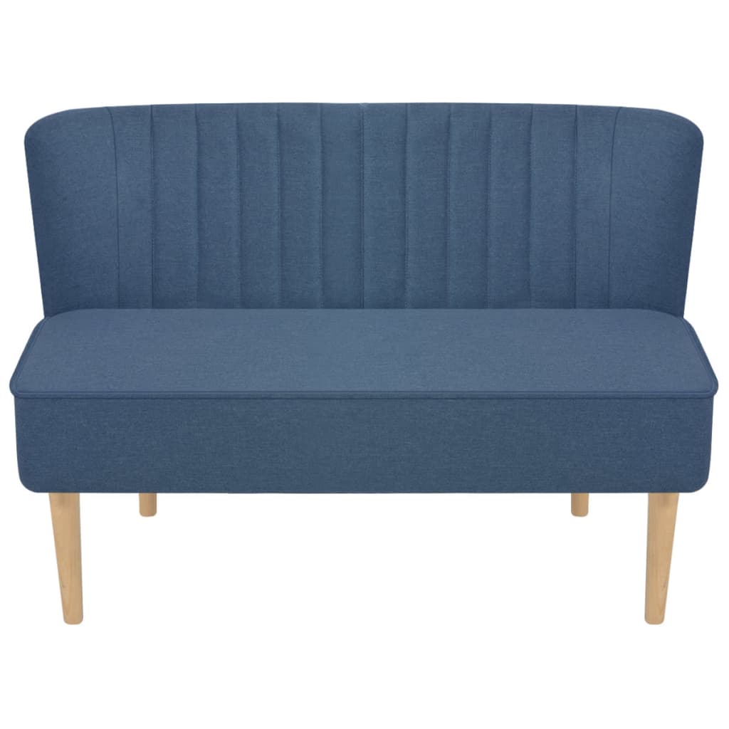 Divano in Tessuto 117x55,5x77 cm Blu - homemem39