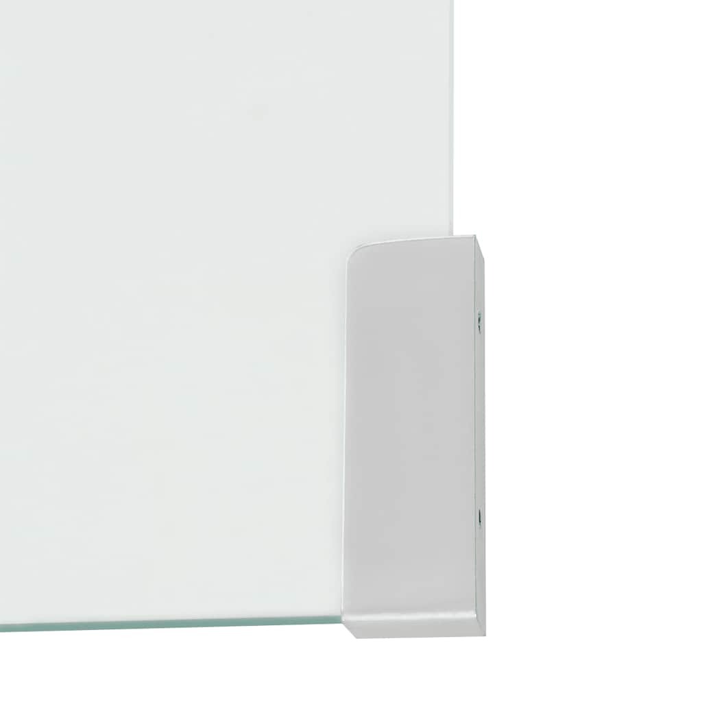 Tavolino da Salotto in Vetro Temperato 98x45x30 cm Trasparente | homemem39