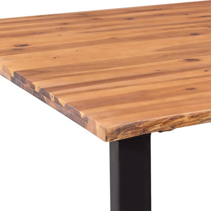 Tavolo da Pranzo Legno Massello Acacia 200x90 cm | homemem39