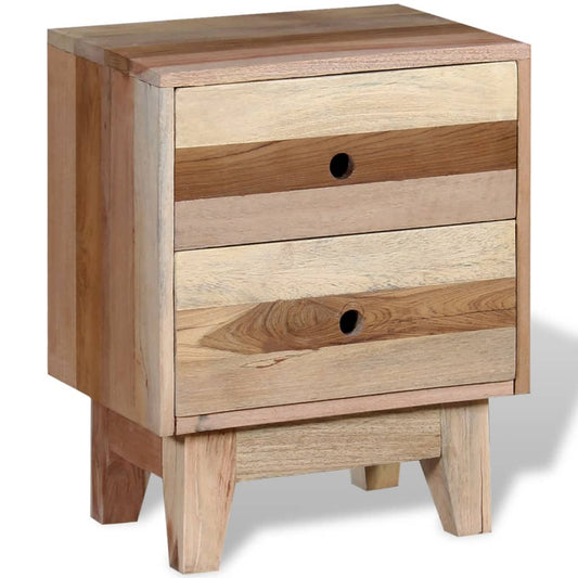Comodino in Legno Massello di Recupero - homemem39