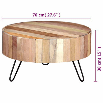 Tavolino da Salotto in Legno Massello di Recupero | homemem39
