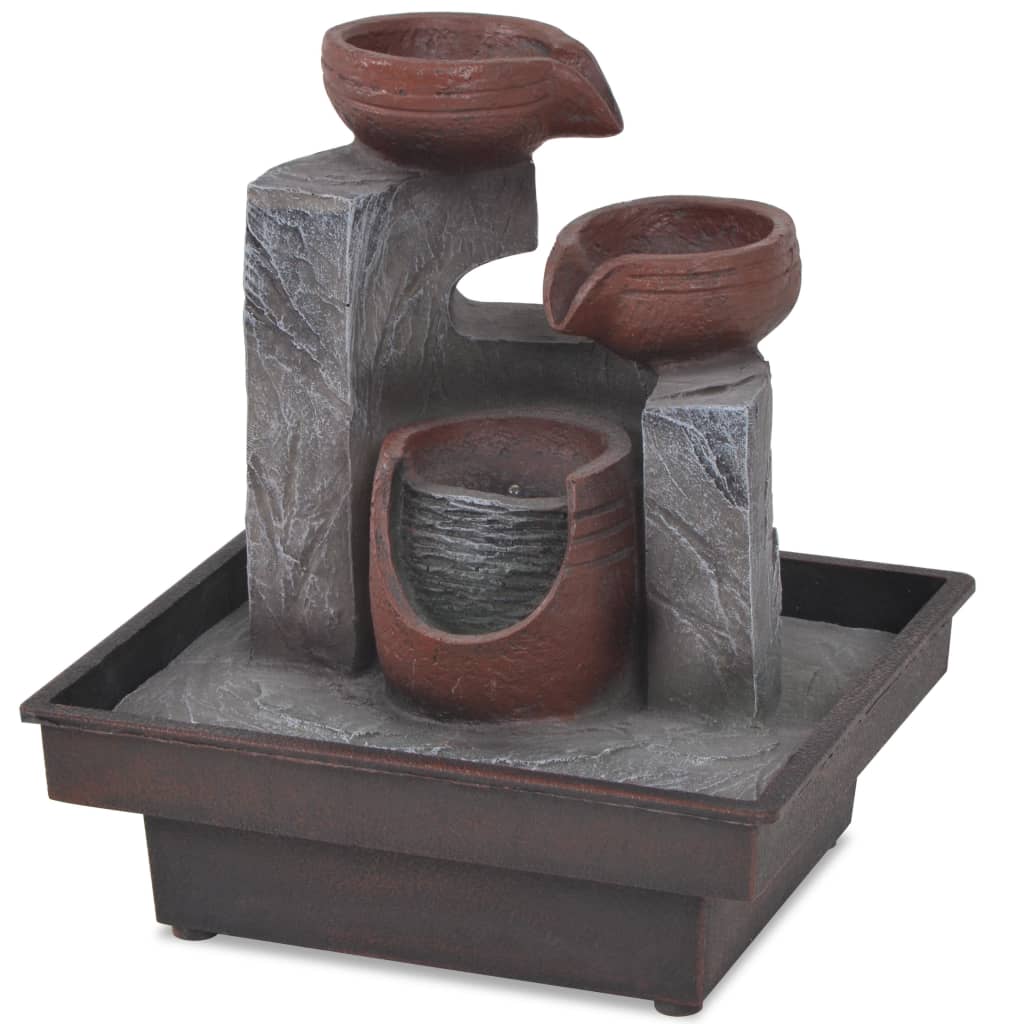 Fontana da Interni con Luce a LED in Poliresina | homemem39