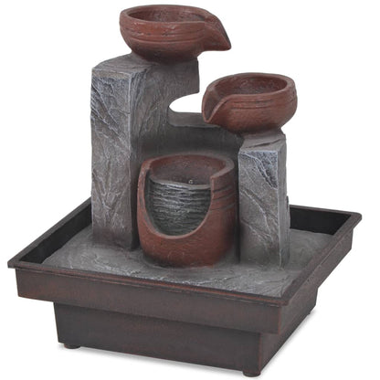 Fontana da Interni con Luce a LED in Poliresina | homemem39