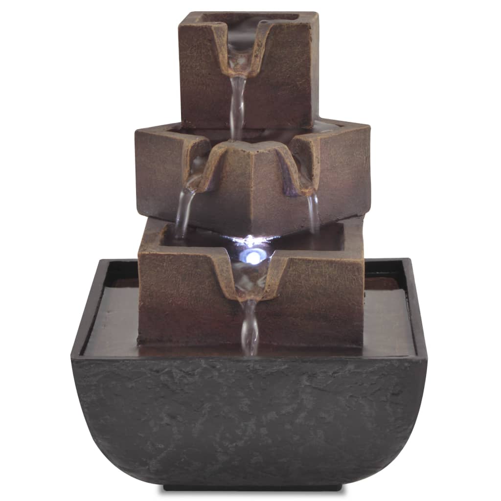 Fontana da Interni con Luce a LED in Poliresina | homemem39