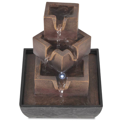 Fontana da Interni con Luce a LED in Poliresina - homemem39
