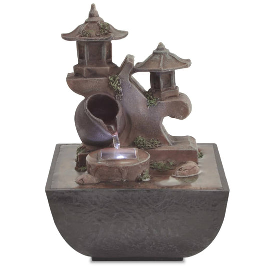 Fontana da Interni con Luce a LED in Poliresina - homemem39