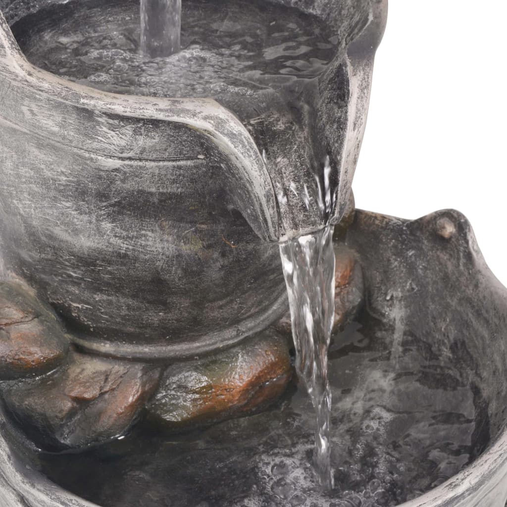Fontana Decorativa con Rubinetto e Secchi in Poliresina | homemem39
