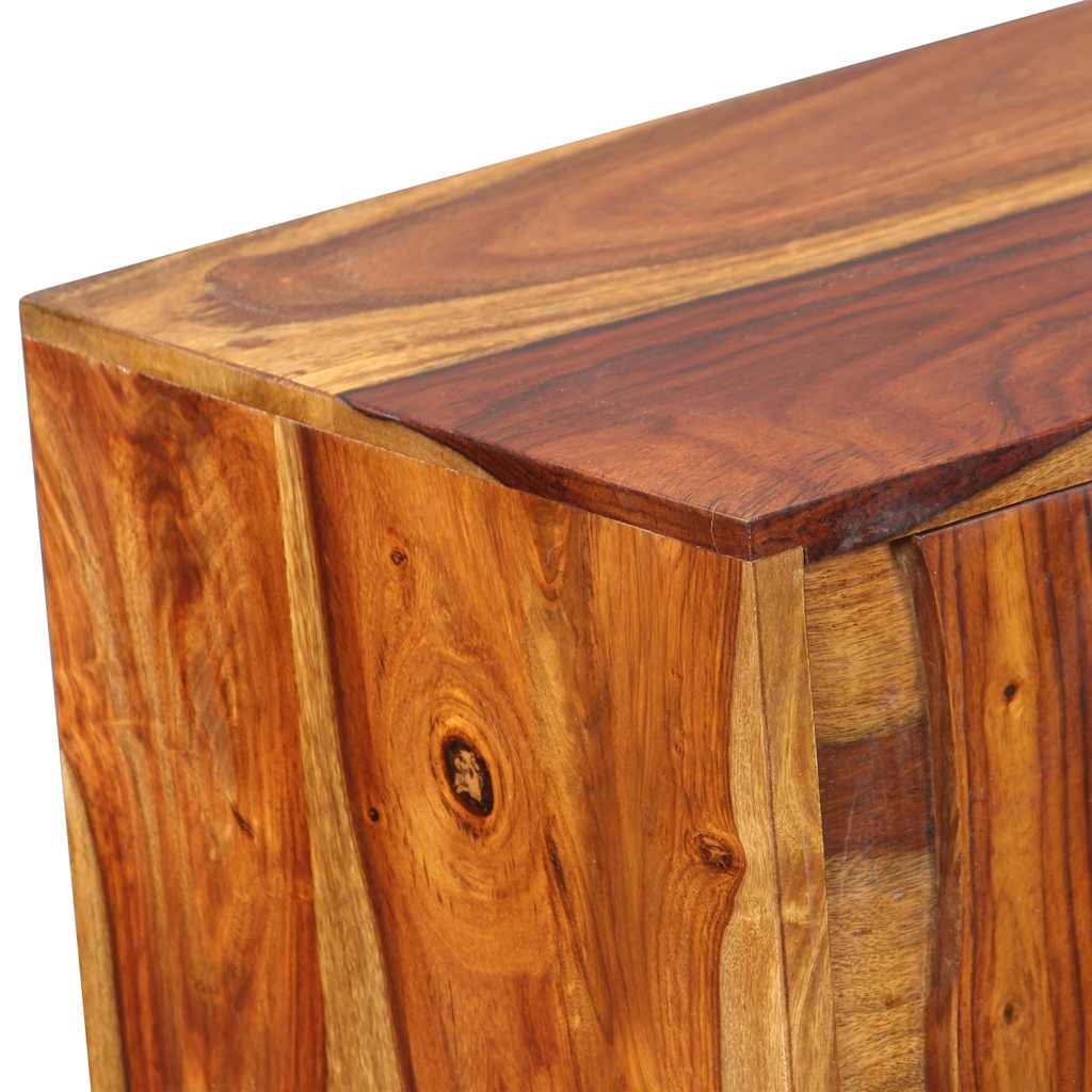 Credenza in Legno Massello di Acacia 120x30x80 cm - homemem39