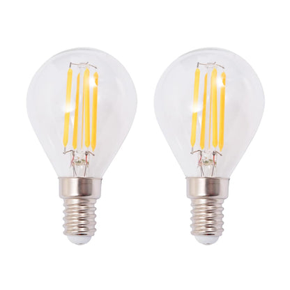 Applique 2 pz con 2 Lampadine a LED a Incandescenza 8 W - homemem39