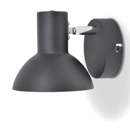 Applique 2 pz per 2 Lampadine E27 Nero e Oro - homemem39