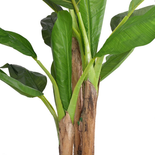 Albero Banana Artificiale con Vaso 175 cm Verde - homemem39