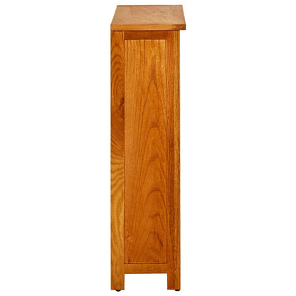 Libreria a 3 Ripiani 70x22,5x82 cm in Massello di Rovere | homemem39