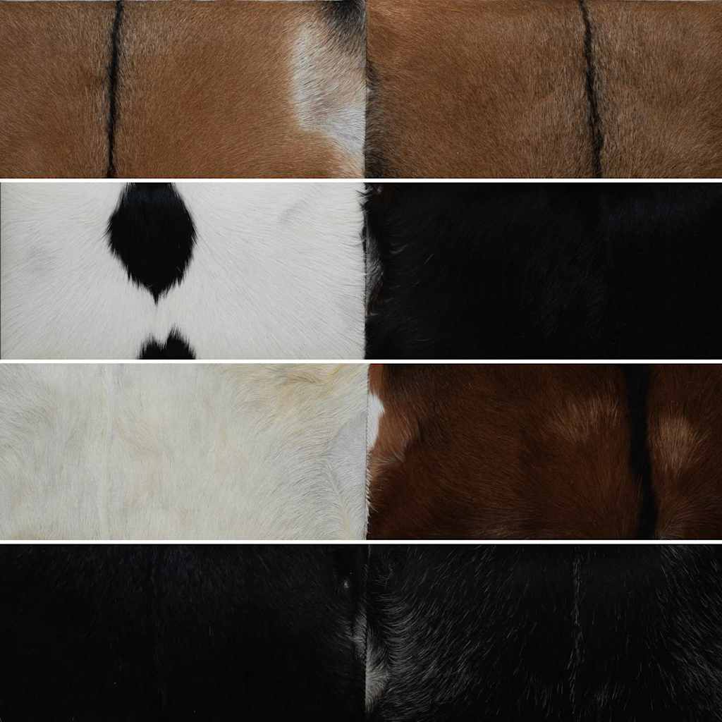 Panca in Pelle di Capra e Teak