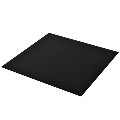 Piano Tavolo in Vetro Temperato Quadrato 800x800 mm