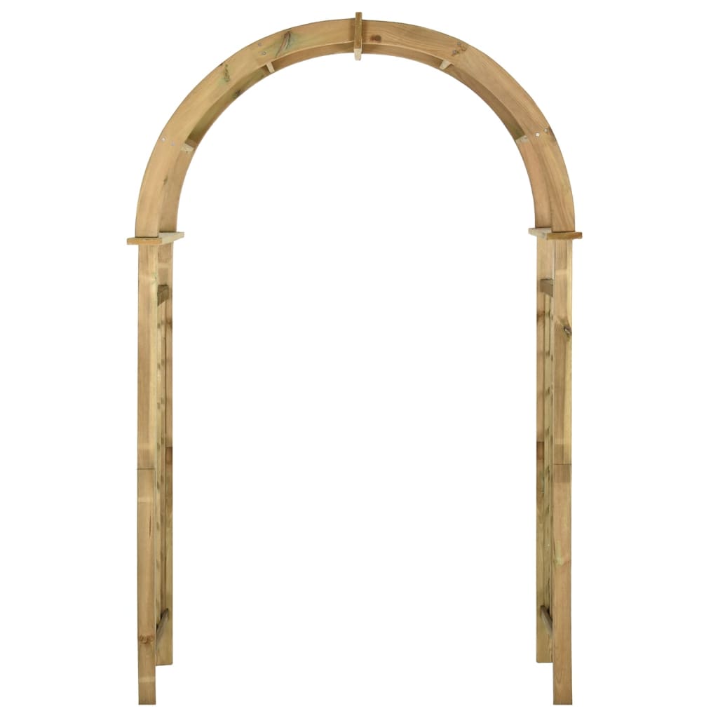 Arco a Traliccio in Legno di Pino Impregnato Verde | homemem39