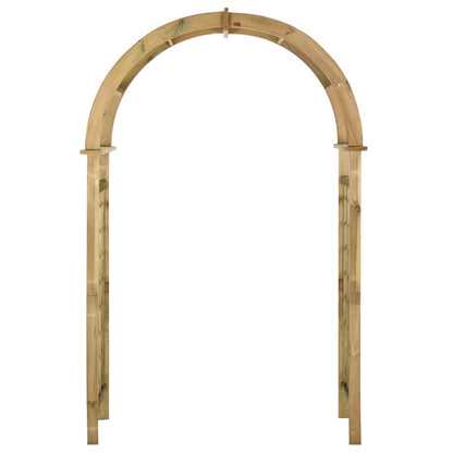 Arco a Traliccio in Legno di Pino Impregnato Verde | homemem39