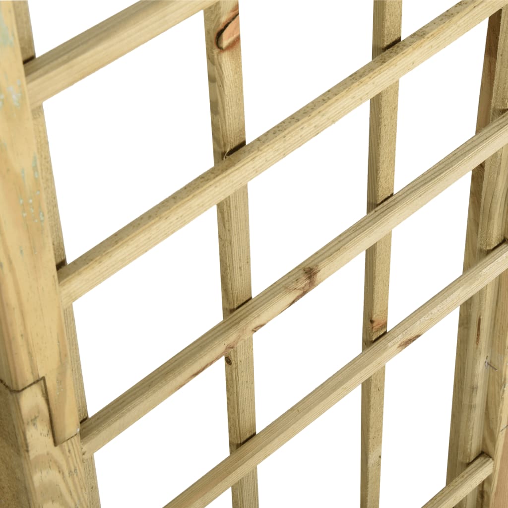 Arco a Traliccio in Legno di Pino Impregnato Verde | homemem39