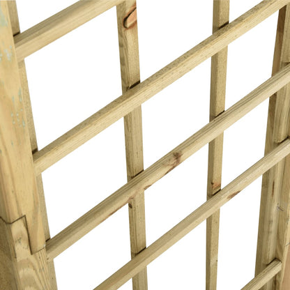 Arco a Traliccio in Legno di Pino Impregnato Verde | homemem39