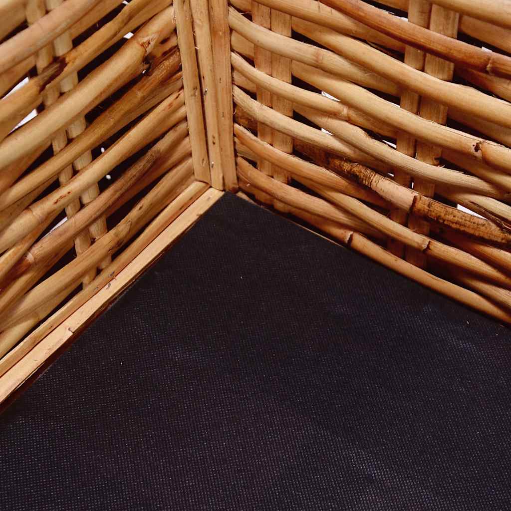 Divano a 3 Posti in Rattan Naturale | homemem39